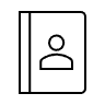 Address-Book-outline