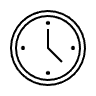 Clock-outline